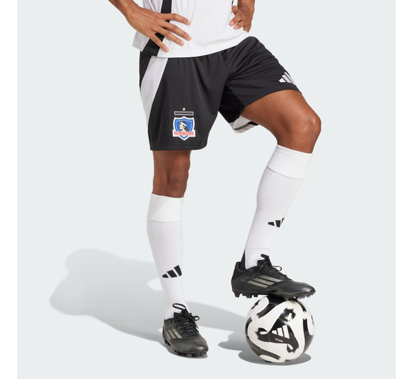 Short Fútbol Hombre Adidas Colo Colo Local 2025 Negro - Imagen 3
