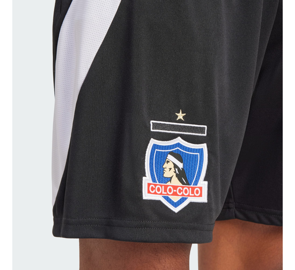 Short Fútbol Hombre Adidas Colo Colo Local 2025 Negro - Imagen 5