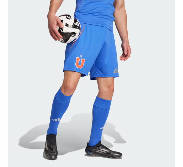 Short Fútbol Hombre Adidas Universidad de Chile Local 2025 Azul - Imagen 3